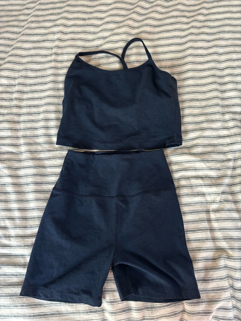 Beyond Yoga Tank Top and Bike Shorts